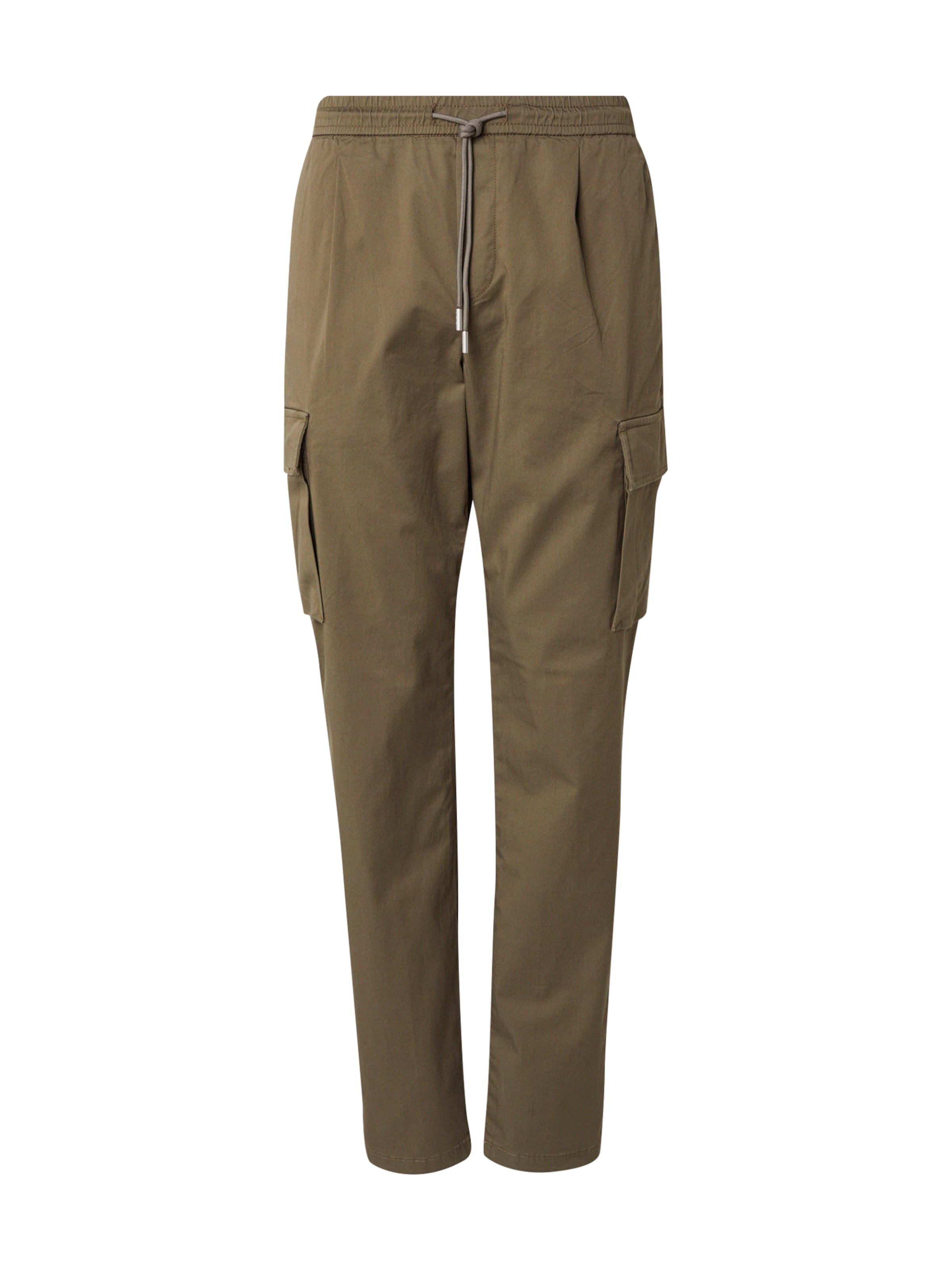 Pantalon cargo REPLAY en vert : devant