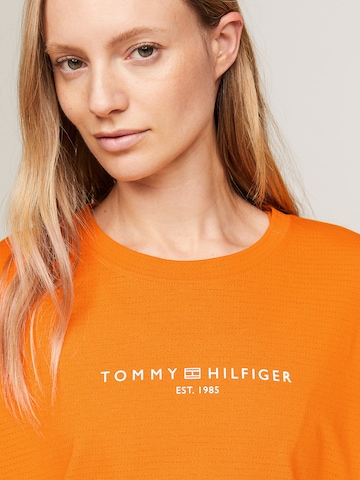 TOMMY HILFIGER T-Shirt 'Sport Essential' in Orange
