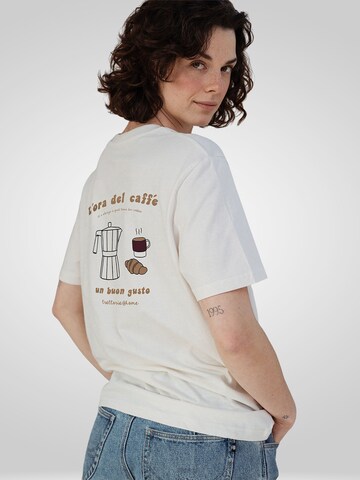 Kultgut Shirt 'Caffé'‌‌‌‌‌ in Beige