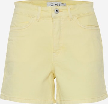 ICHI Regular Shorts 'Enny' in Gelb: predná strana