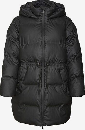 Vero Moda Curve Winterjas 'NOE' in de kleur Zwart, Productweergave