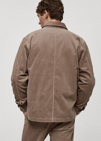 MANGO MAN Comfort Fit Hemd 'Pietro' in Grau