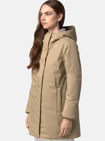 K-Way - Chaqueta de invierno 'K-WAY SOPHIE TWILL SOFT BEAVER GIUBBINO' en beige