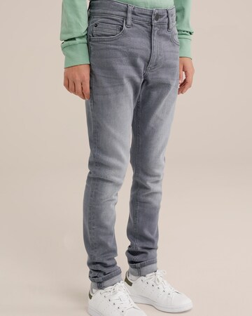 Skinny Jean WE Fashion en gris