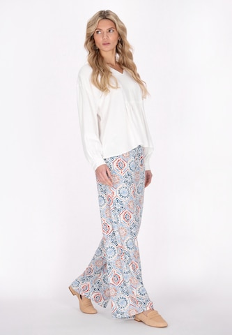 usha FESTIVAL Wide leg Trousers in Blue