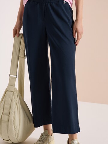 CECIL Wide Leg Hose 'Neele' in Blau: Vorderseite