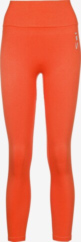 UNIFIT Slim fit Workout Pants in Orange: front