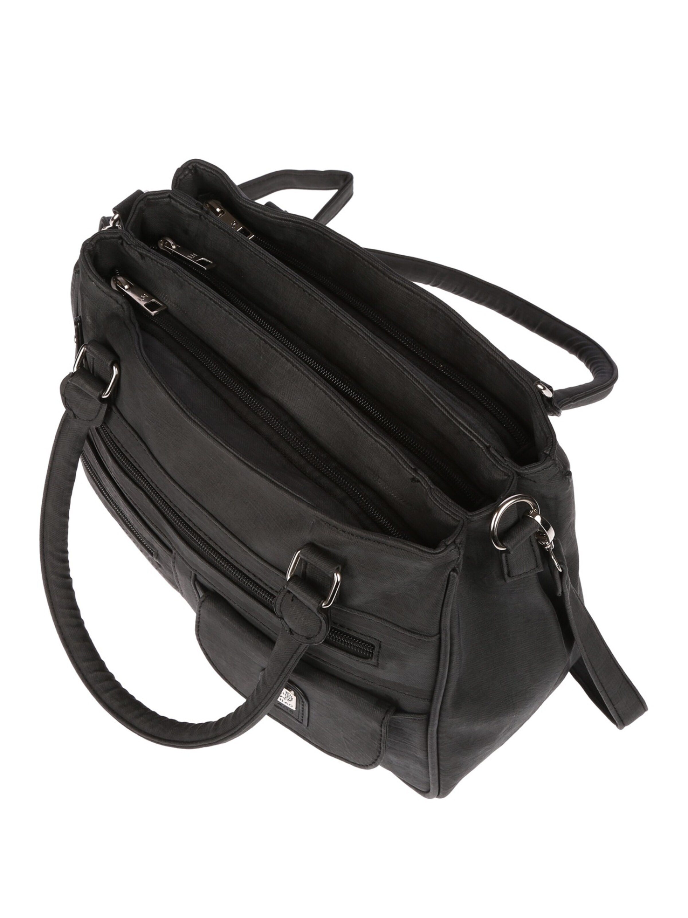 Christian Wippermann Handbag 'Große Damen Tasche Umhängetasche Schultertasche' in Black
