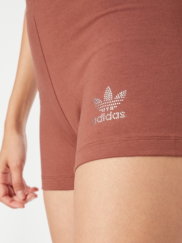 Skinny Leggings di ADIDAS ORIGINALS in marrone