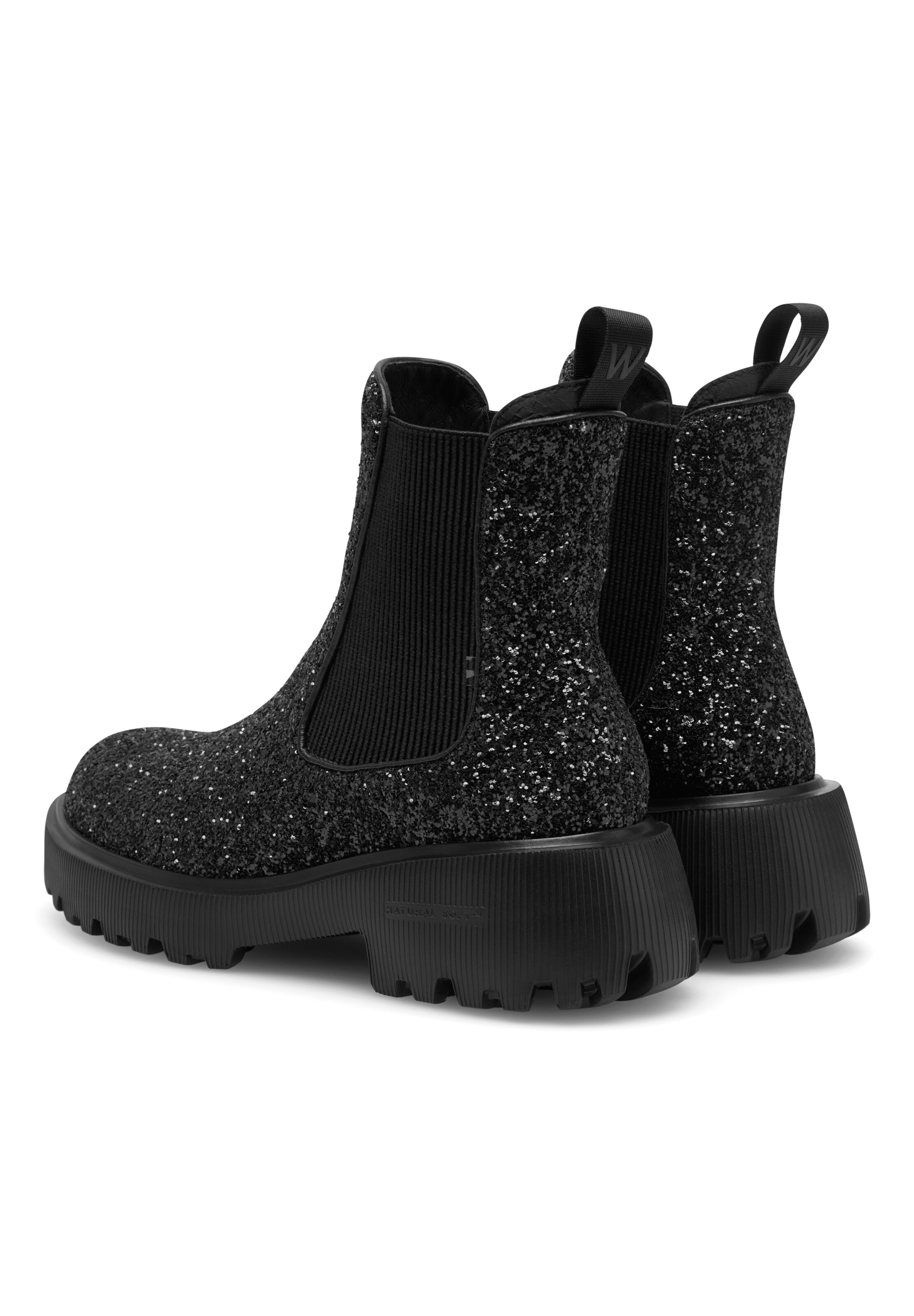 WODEN Boots 'Aya Glitter' in Black