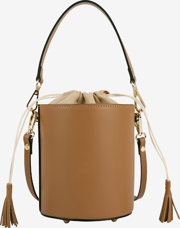 IZIA Handbag in Brown: front