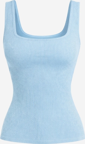 Haut 'Caro Neck Sleeveless Top' PANTHEROAR en bleu : devant