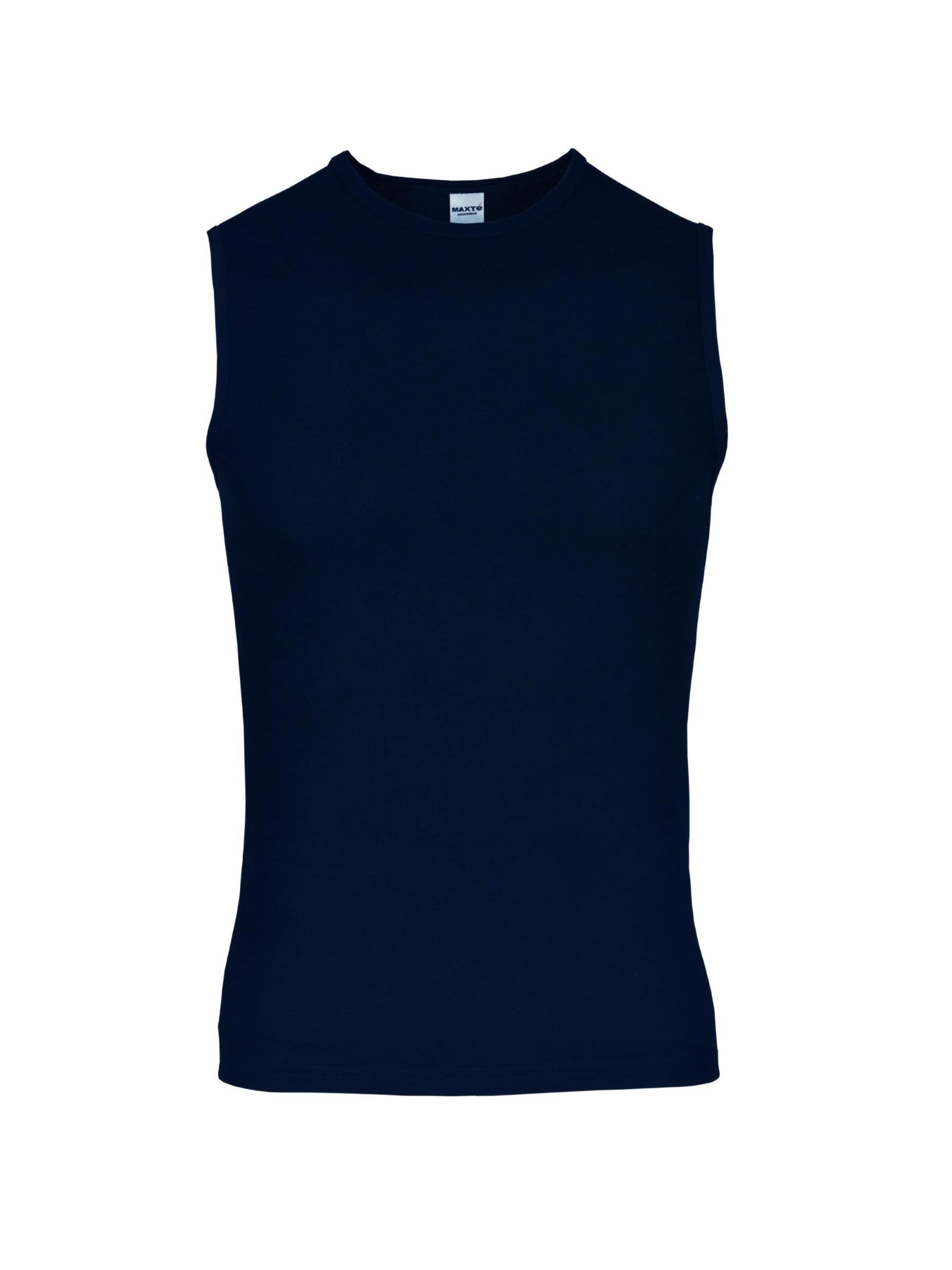 Maxte Undershirt 'BASIC MAX Unterhemd 5er Pack' in Blue