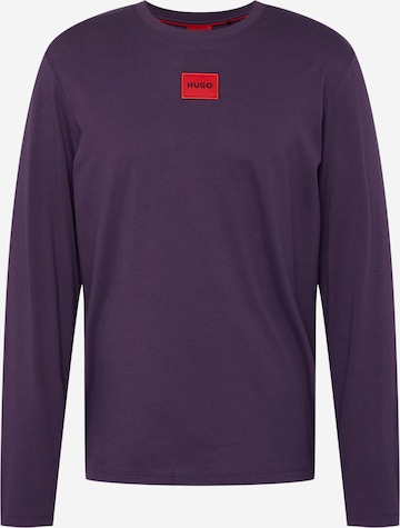 HUGO Shirt 'Diragolo' in Purple: front