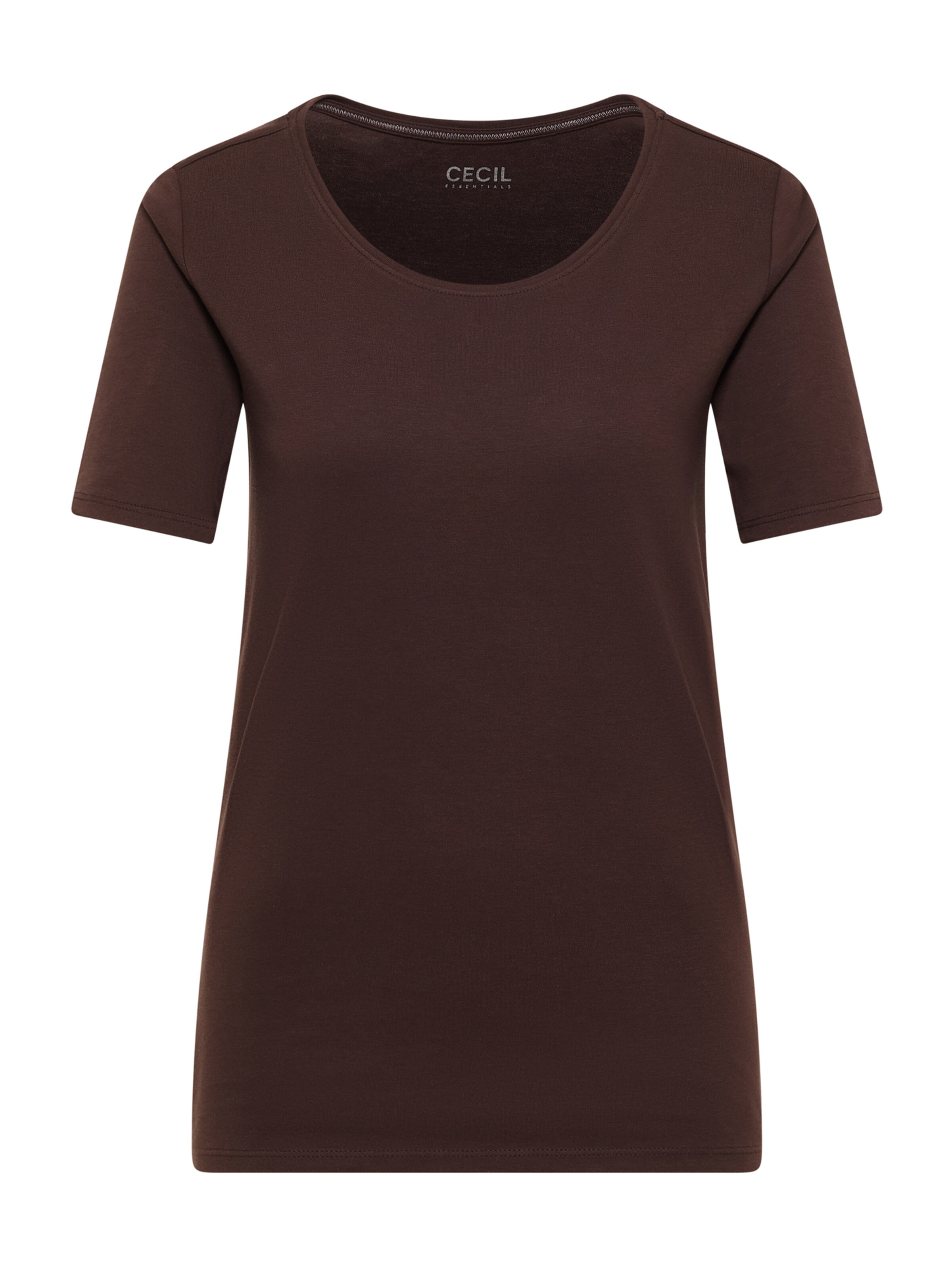CECIL T-Shirt 'Lena' in Braun: Vorderseite