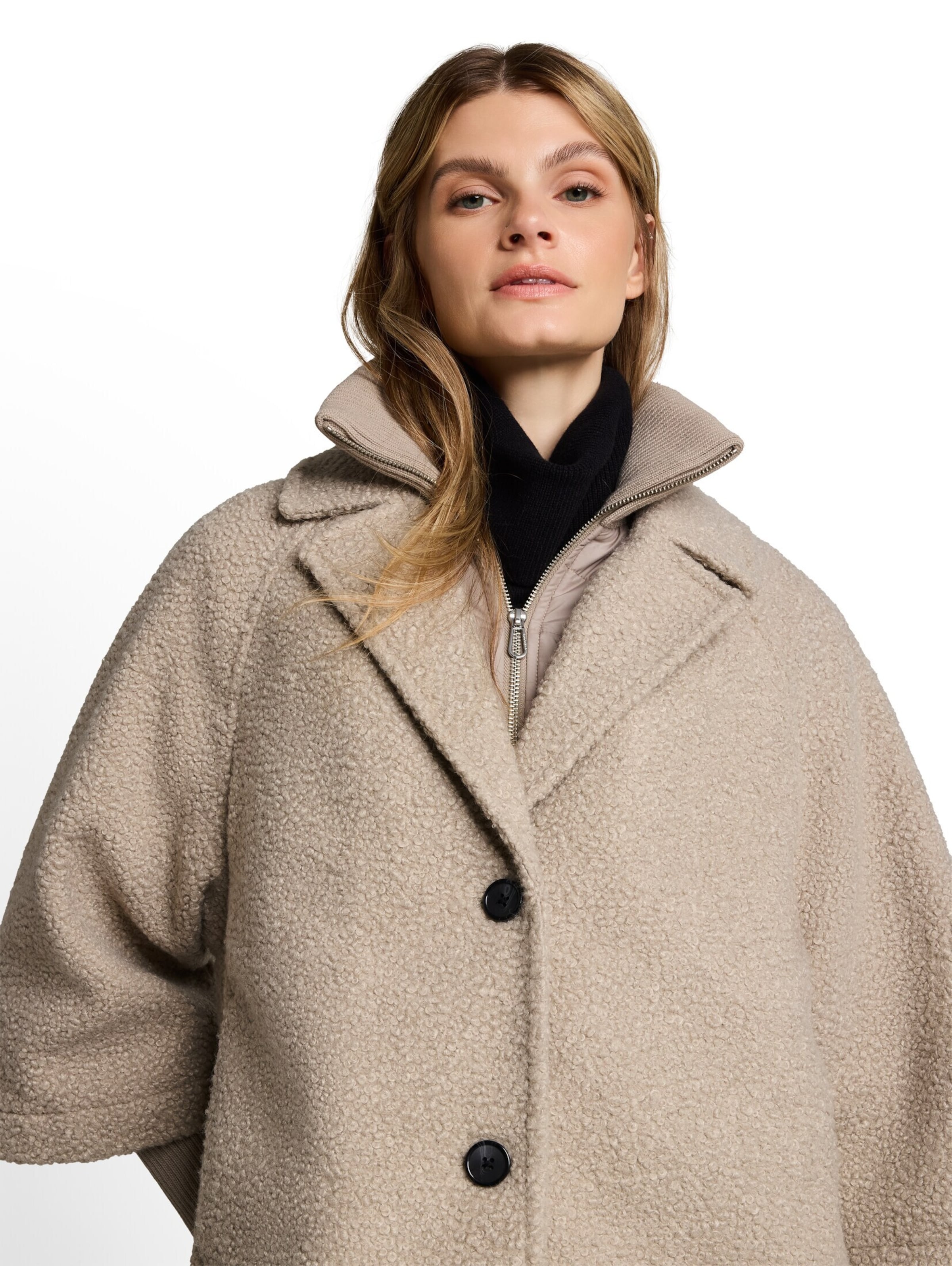 TOM TAILOR Between-season jacket in Beige