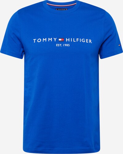 Tricou TOMMY HILFIGER pe albastru / bleumarin / roșu / alb, Vizualizare produs