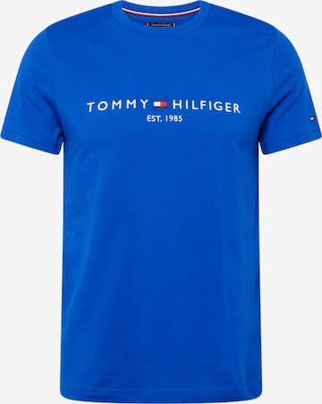 TOMMY HILFIGER Tričko – modrá: přední strana