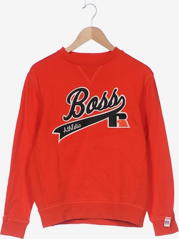 BOSS Black Sweatshirt & Zip-Up Hoodie in XS in Red: front