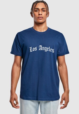 Maglietta 'Los Angeles' di MT Men in blu: frontale