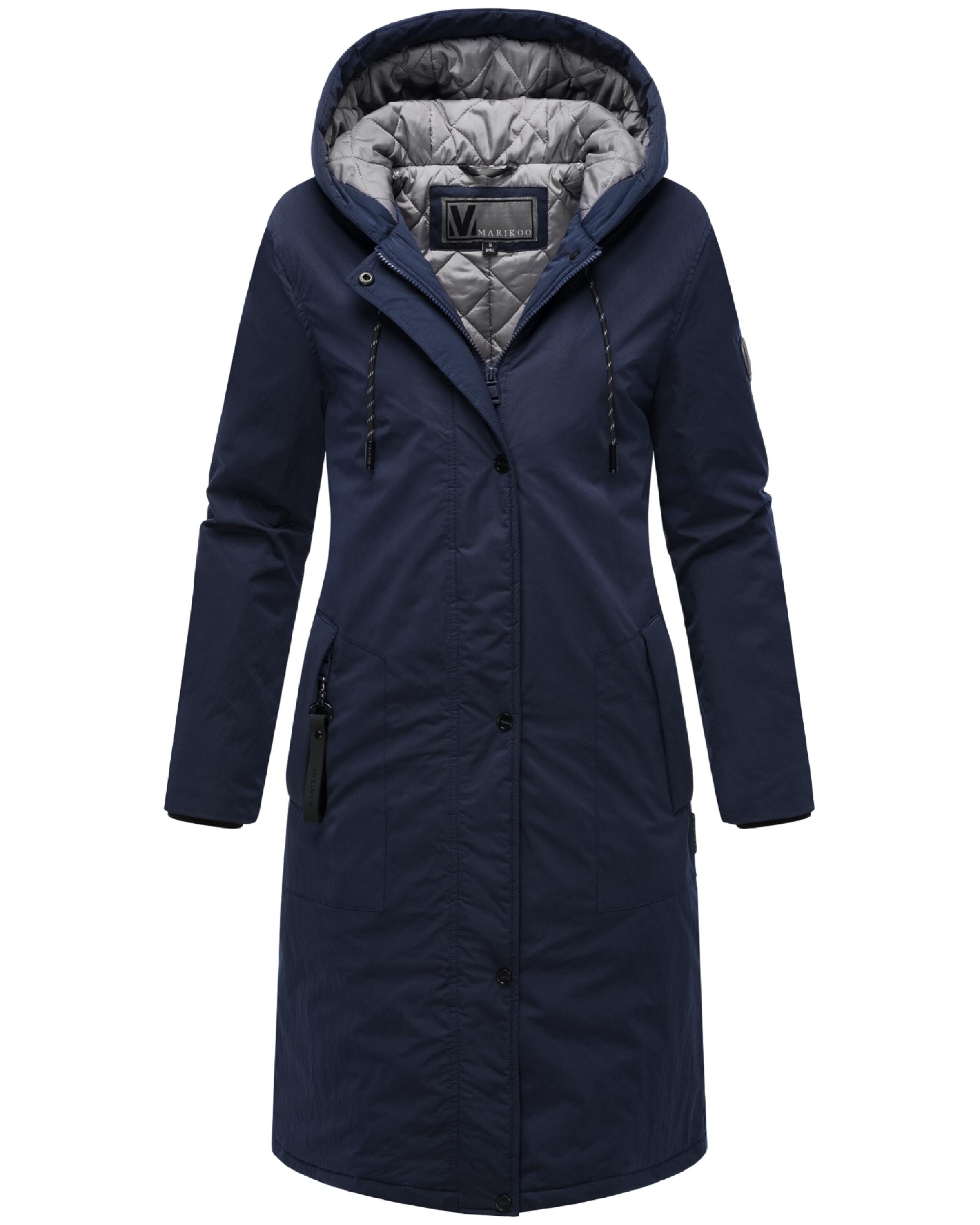 Manteau mi-saison MARIKOO en bleu
