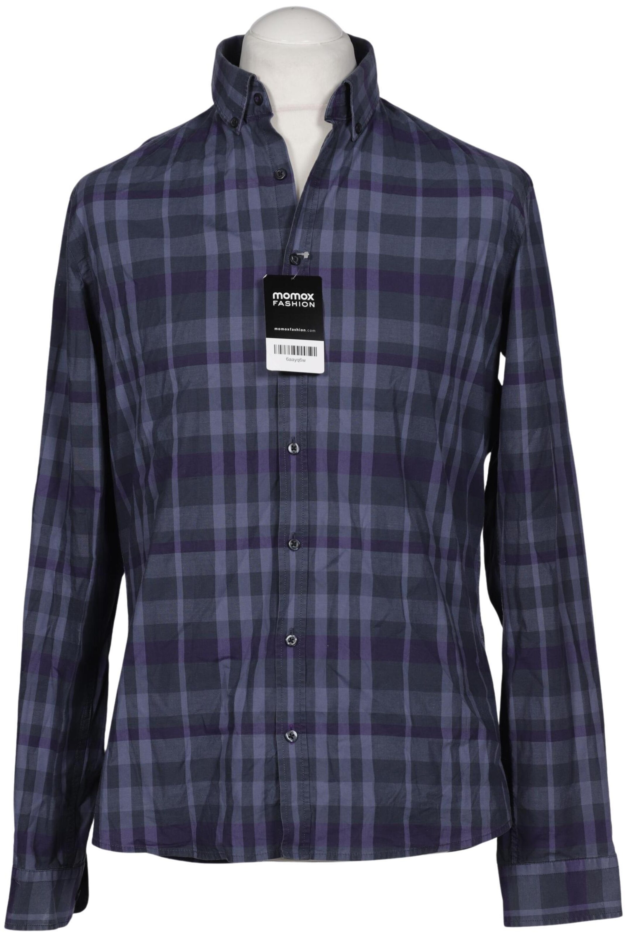 BRAX Button Up Shirt in M in Blue: front