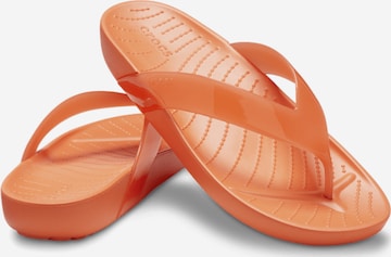 Crocs T-Bar Sandals in Orange