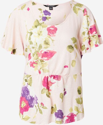 Lauren Ralph Lauren Shirt in Roze: voorkant