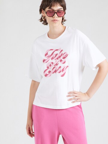 UNITED COLORS OF BENETTON Shirt in Wit: voorkant