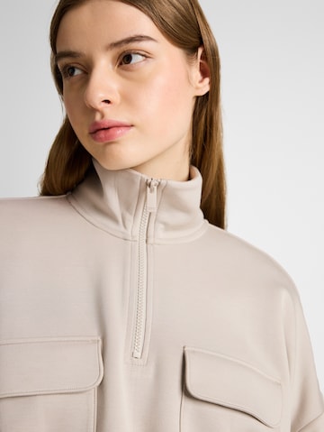 TOM TAILOR DENIM Sweatshirt in Grey