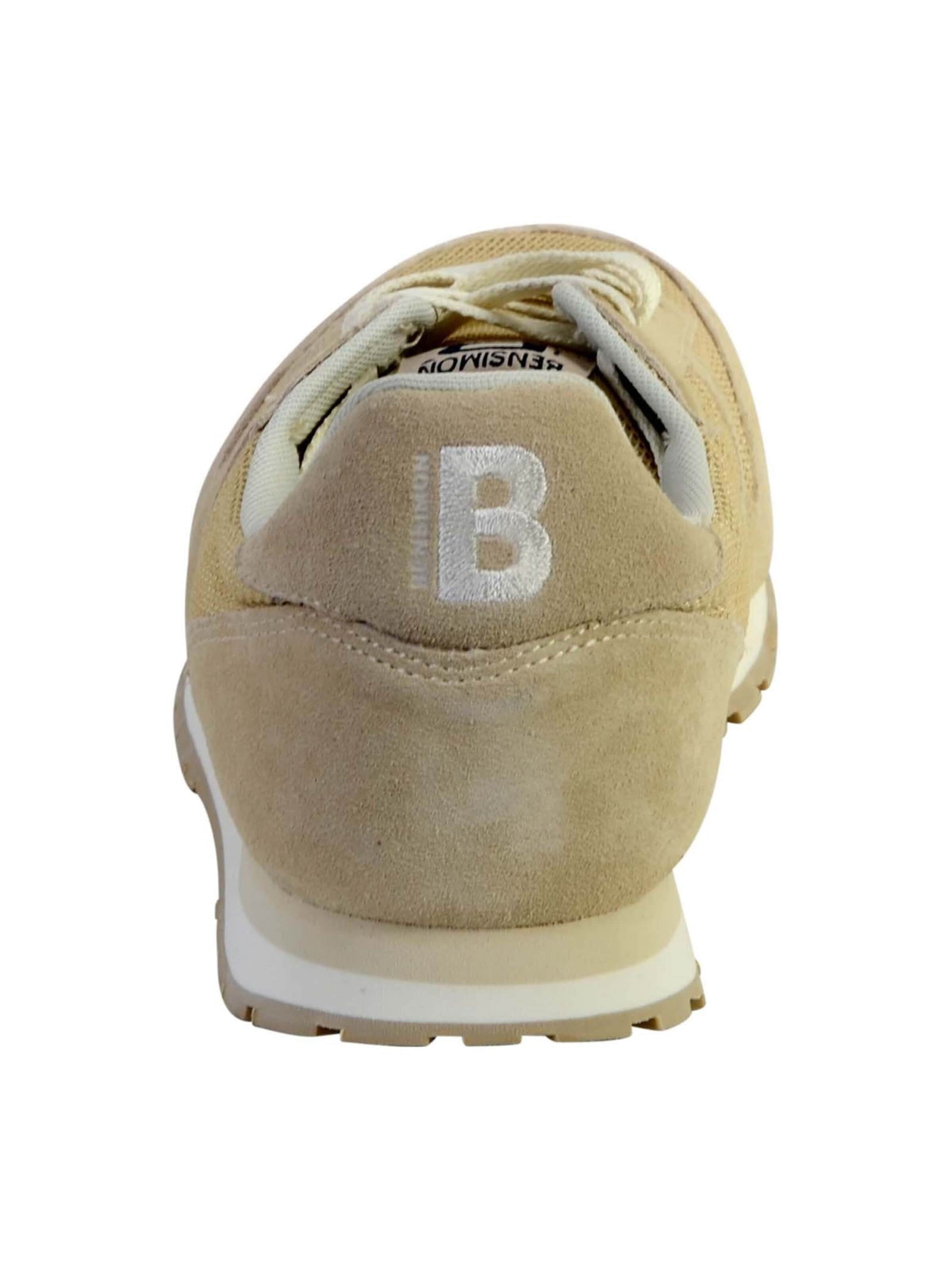 Bensimon Athletic lace-up shoe in Beige