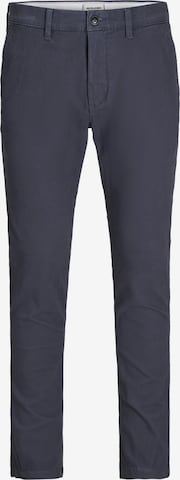 JACK & JONES Slim fit Chino trousers 'JJIMarco JJDave' in Blue: front