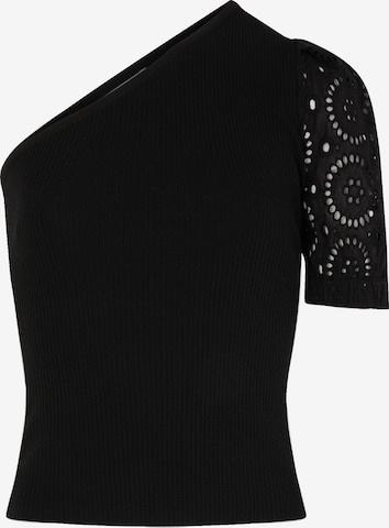 Morgan Sweater in Black: front