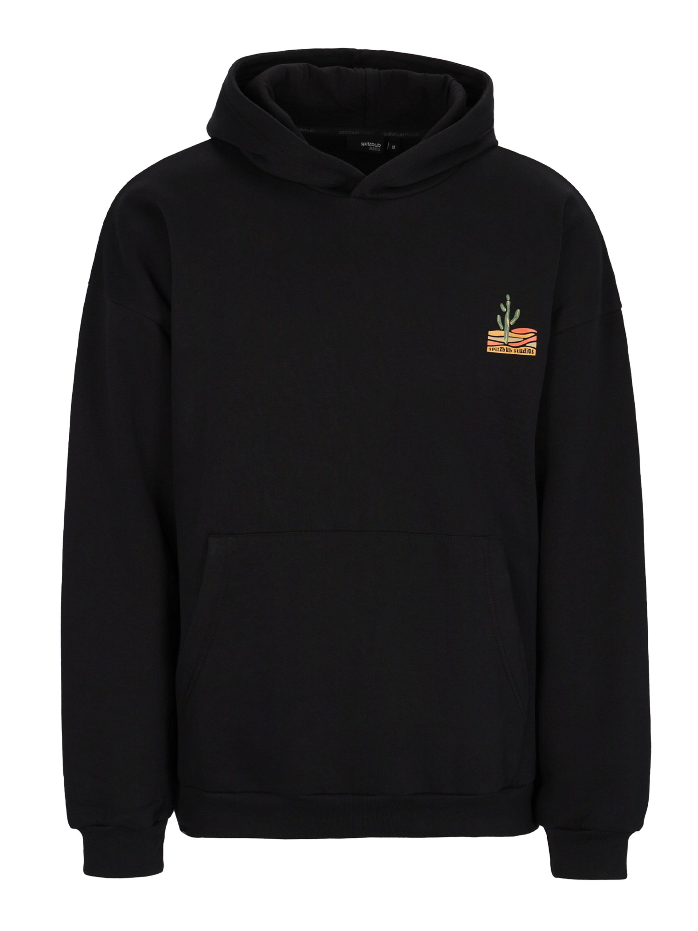 SPITZBUB Sweatshirt in Black: front