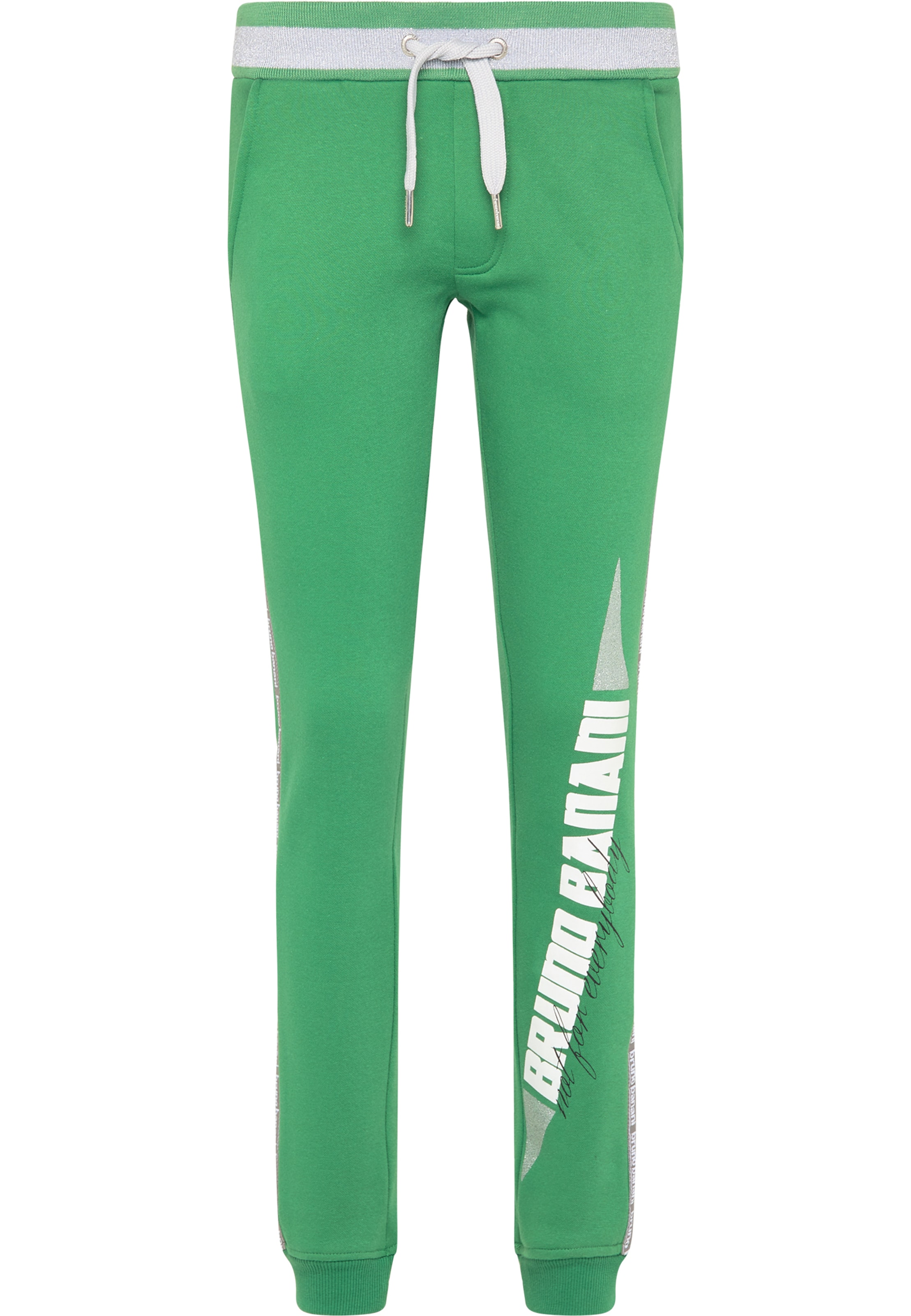 Effilé Pantalon 'Gonzales' Bruno Banani en vert : devant