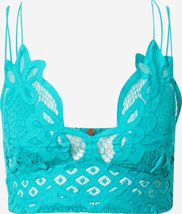 Free People Bustier Bralette 'ADELLA' in Blau: predná strana