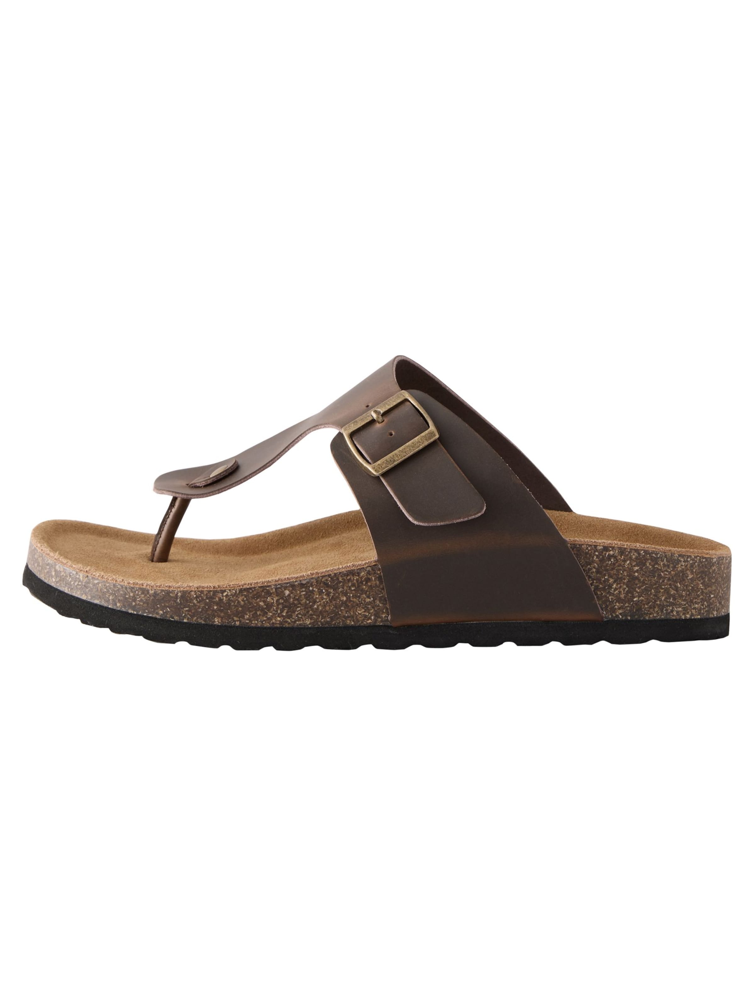 Flip-flops de la Next pe maro: față