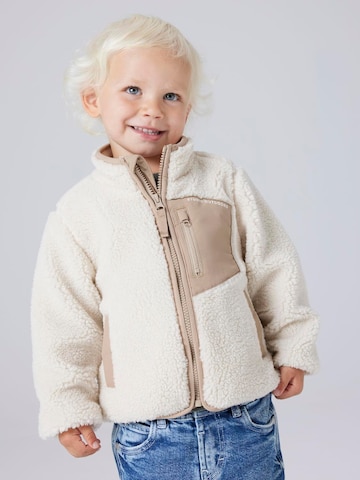 NAME IT Fleecejacke 'Mattia' in Beige