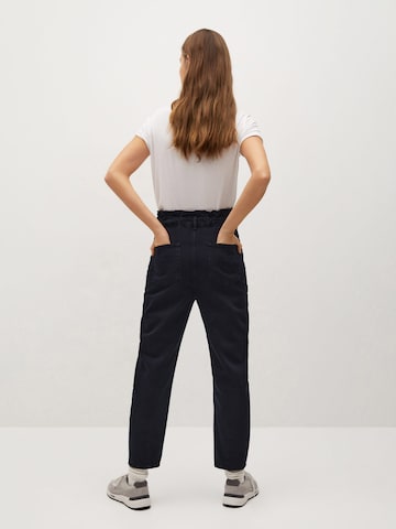 MANGO Loosefit Jeans 'Mia' in Zwart