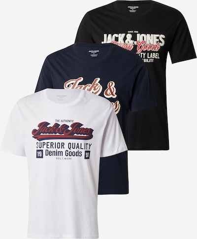 Marškinėliai iš JACK & JONES, spalva – nakties mėlyna / raudona / juoda / balta, Prekių apžvalga