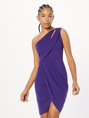 purpurinė WAL G. Suknelė 'MICA': priekis