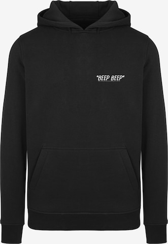 Sweat-shirt 'Looney Tunes Beep Beep' F4NT4STIC en noir : devant