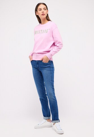 MUSTANG Sweatshirt in Pink