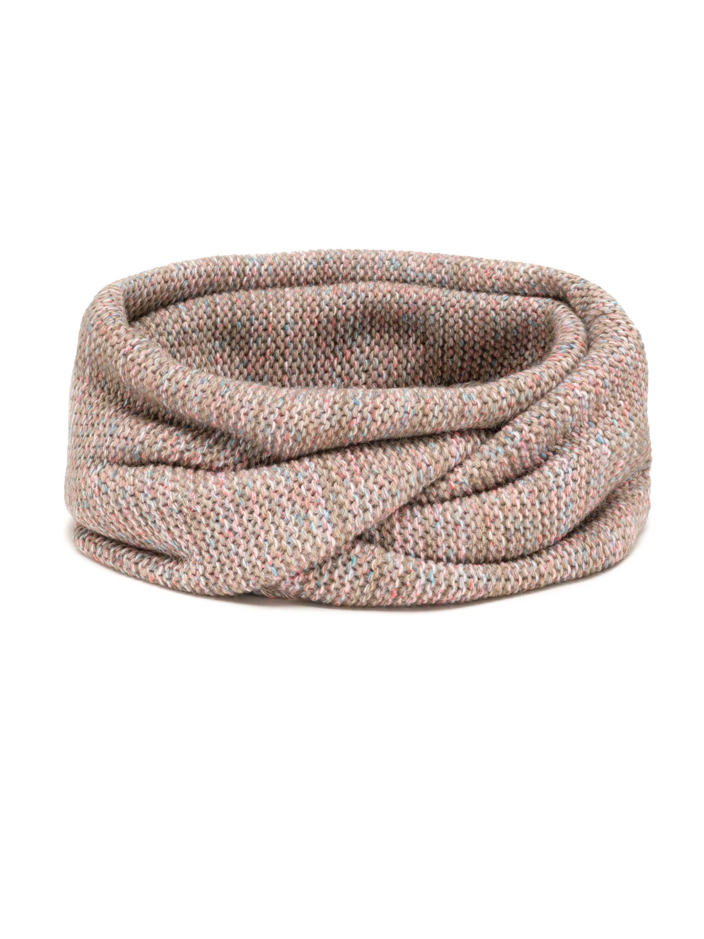 Vivisence Tunnelsjaal '7103' in Bruin: voorkant