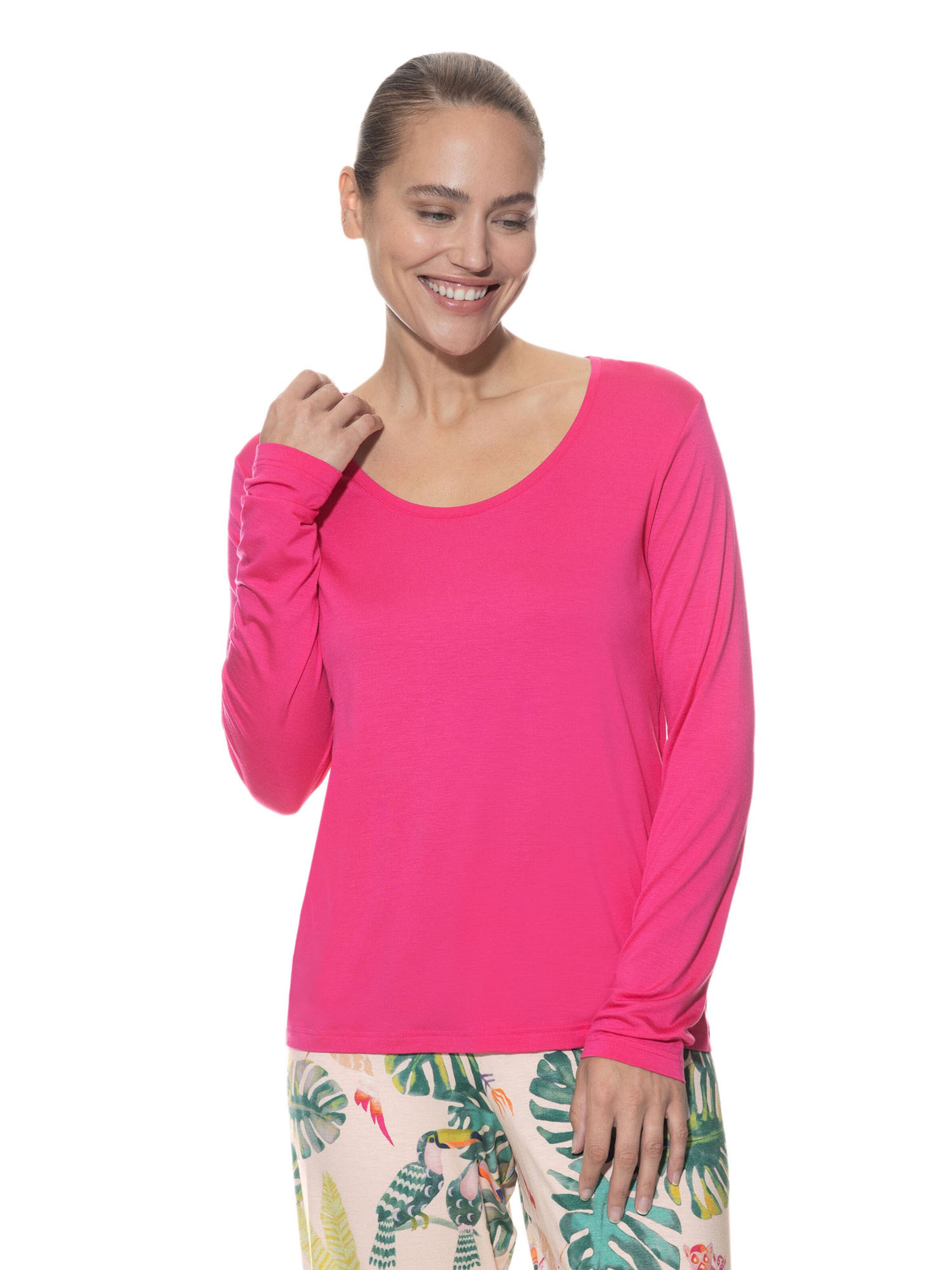 Chemise de nuit 'Pure Chic' Mey en rose : devant
