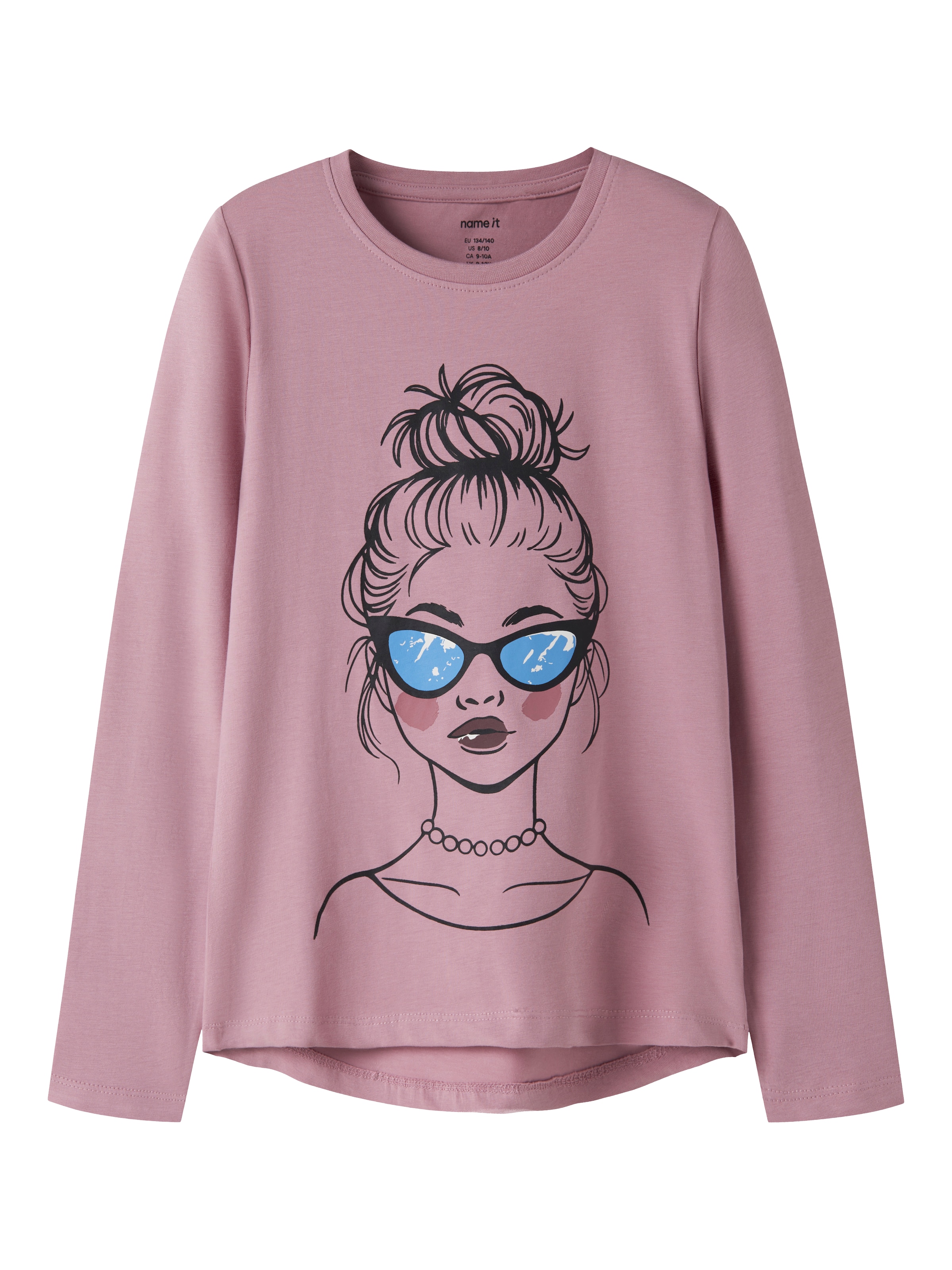 NAME IT Shirt 'NKFVIX' in Purple: front
