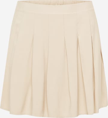 Cotton On Curve Skirt 'TIA' in Beige: front