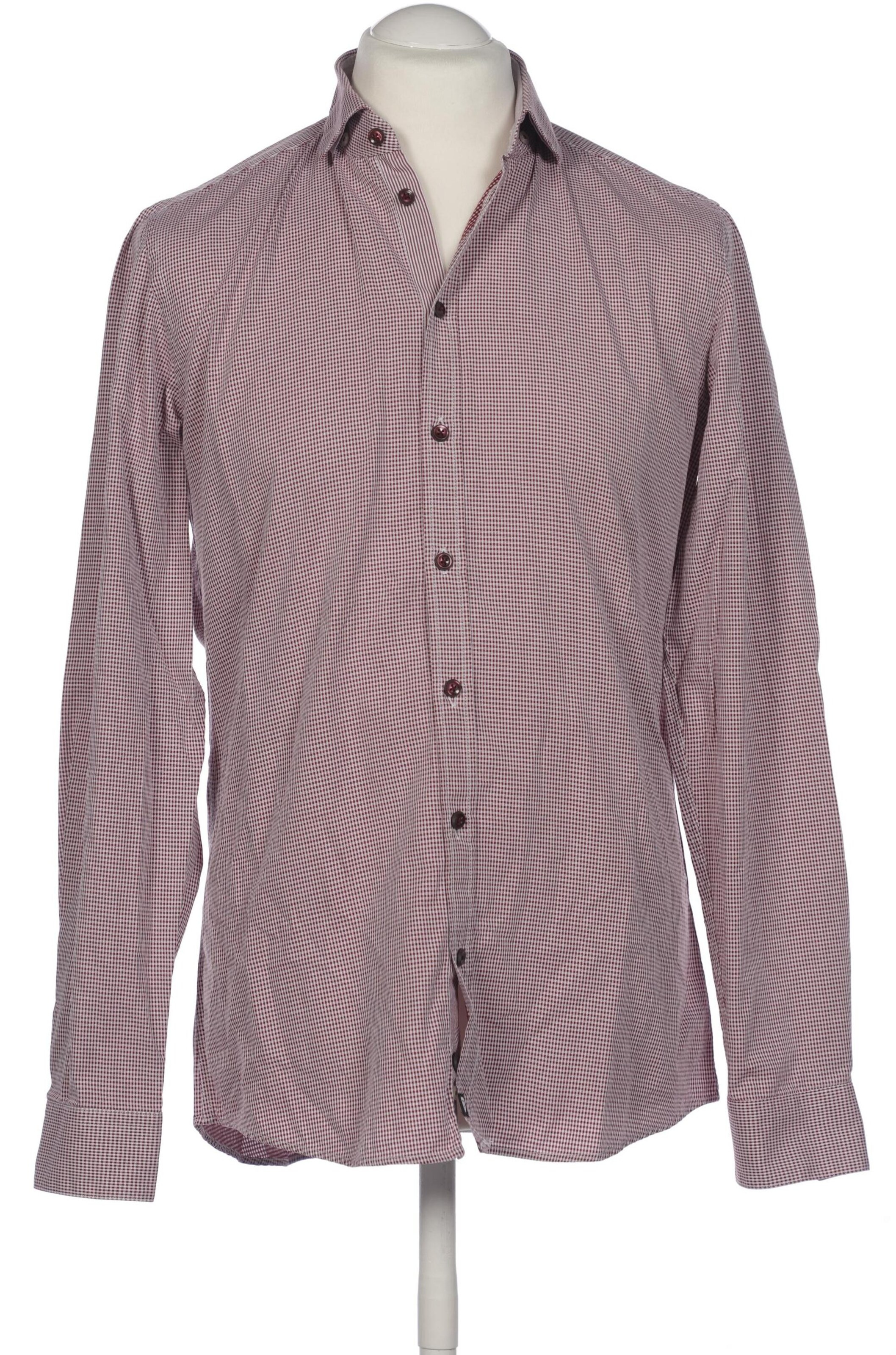 STRELLSON Button Up Shirt in M in Red: front