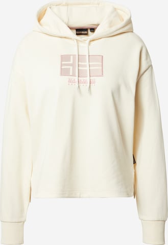 NAPAPIJRI Sweatshirt 'IBARRA' in White: front