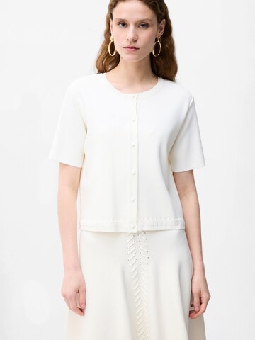 adl Knit Cardigan in Beige